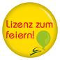 9 Buttons Set Lizenz zum heiraten (pink) / feiern