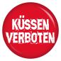 Preview: Ansteckbutton Küssen verboten