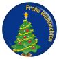 Preview: Ansteckbutton Tannenbaum / Frohe Weihnachten