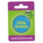 Preview: Ansteckbutton happy birthday an Eurolochkarte
