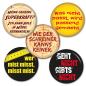 Preview: Ansteckbutton 5er Set für den Schreiner Button Anstecker