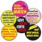 Preview: Ansteckbutton 6er Set für die Heimwerker-Queen Button Anstecker