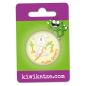 Preview: Ansteckbutton Hase mit Karotte an Eurolochkarte
