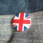 Preview: Ansteckbutton GB-Fahne auf Jeans