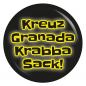 Preview: Ansteckbutton Kreuz Granada Krabba Sack!