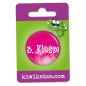 Preview: Ansteckbutton 3. Klasse/ pinkflowers an Eurolochkarte