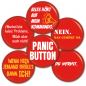 Preview: Ansteckbutton 6er Set rot Button Anstecker