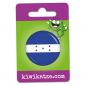 Preview: Ansteckbutton Honduras Flagge an Eurolochkarte