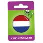 Preview: Ansteckbutton Niederlande Flagge an Eurolochkarte