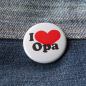 Preview: Ansteckbutton I love Opa auf Jeans