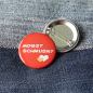 Preview: Ansteckbutton Mogst schmusn? auf Jeans