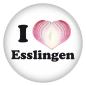 Preview: Ansteckbutton I love Esslingen Zwiebelherz