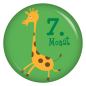 Preview: Ansteckbutton 7. Monat Giraffe