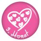 Preview: Ansteckbutton 9. Monat Herzchen