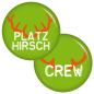 Preview: Ansteckbutton 9 Buttons Set Platzhirsch / Crew