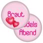 Preview: Ansteckbutton 9 Buttons Set Braut / Mädelsabend