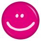 Preview: Ansteckbutton Smiley pink