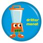 Preview: Ansteckbutton Roboter 3. Monat