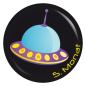 Preview: Ansteckbutton 5. Monat (Weltraum)