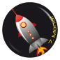 Preview: Ansteckbutton 7. Monat Weltraum