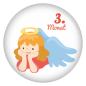 Preview: Ansteckbutton 3. Monat (Schutzengel)