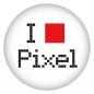 Preview: Ansteckbutton I love Pixel