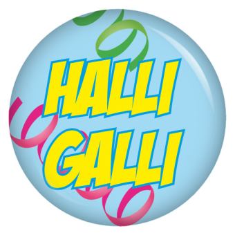 Ansteckbutton Halli Galli