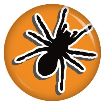 Ansteckbutton Spinne