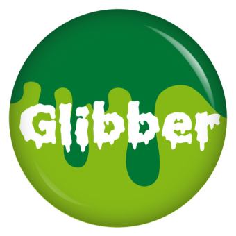 Ansteckbutton Kostümersatz Glibber