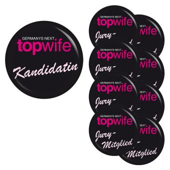 Ansteckbuttons topwife Set 37mm/56mm