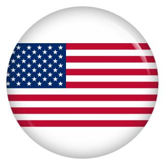 Ansteckbutton USA Flagge