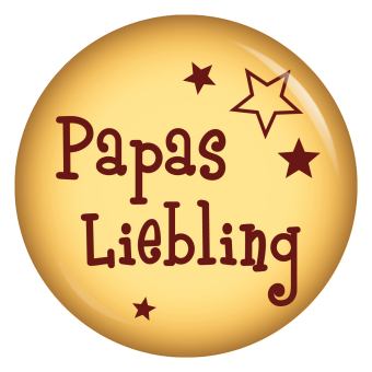 Papas Liebling Button Anstecker