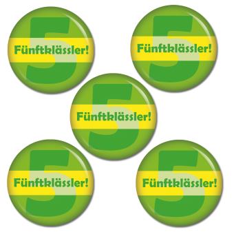 Ansteckbutton Fünftklässler!