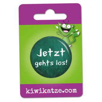 Ansteckbutton Jetzt gehts los an Eurolochkarte