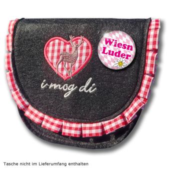 Ansteckbutton Wiesn Luder auf Tasche