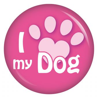 I love my Dog Button Anstecker