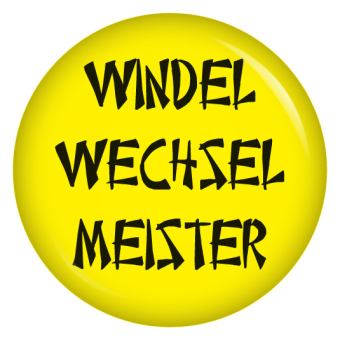 Ansteckbutton Windelwechselmeister