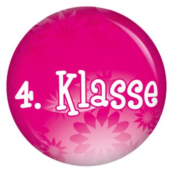 Ansteckbutton 4.Klasse/ pinkflowers
