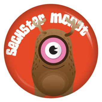 Ansteckbutton 6. Monat (Monster 2)
