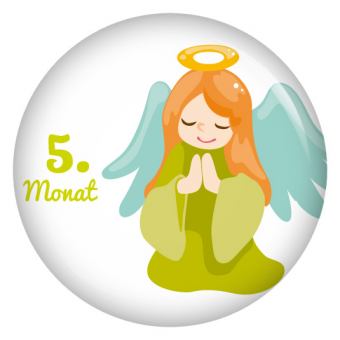 Ansteckbutton 4. Monat (Schutzengel)