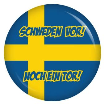 Ansteckbutton Schweden vor! Noch ein Tor!