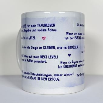 Mindset-Tasse – Dein täglicher Reminder für Fokus, Erfolg & Traumleben