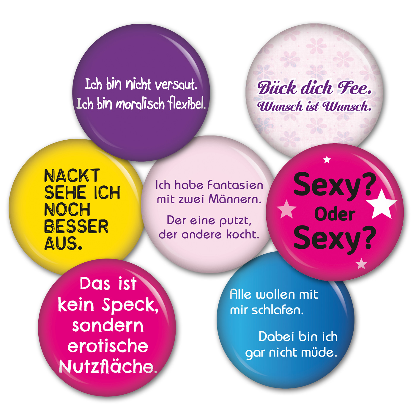 Nastami 50 Sticker „Für Das Kribbeln Im Bauch“ – Rund, 4 Cm, Glänzend, Für Hochzeit & Party