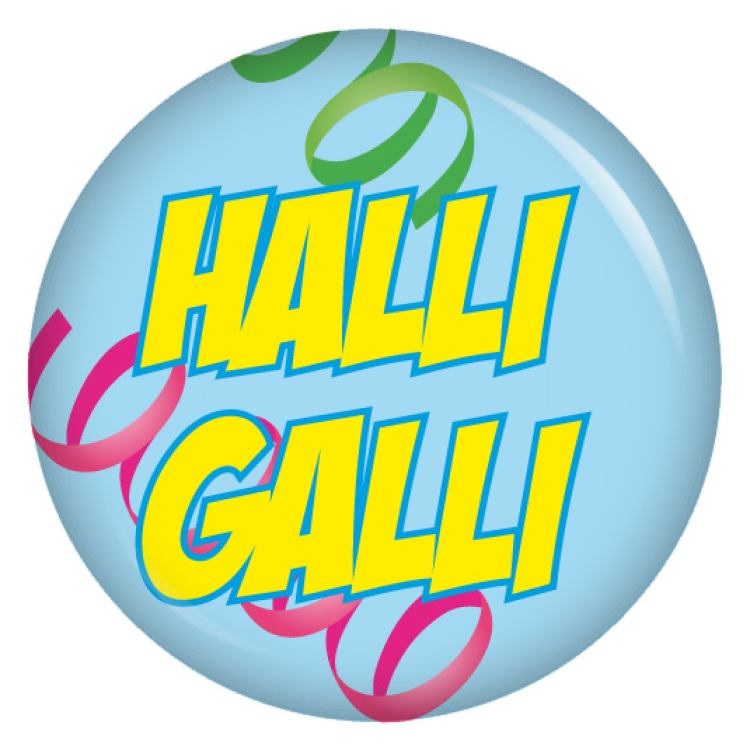 Ansteckbutton Halli Galli