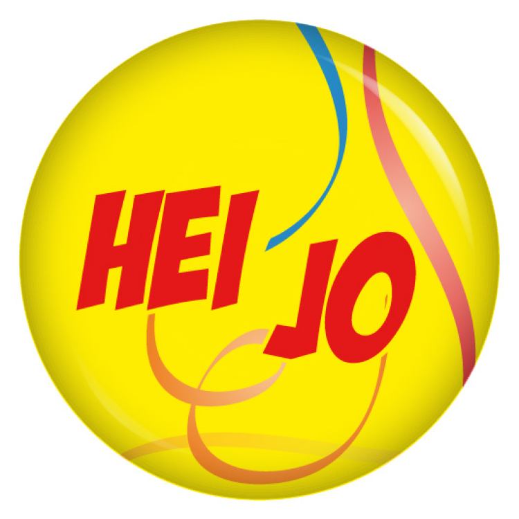 Ansteckbutton Hei Jo