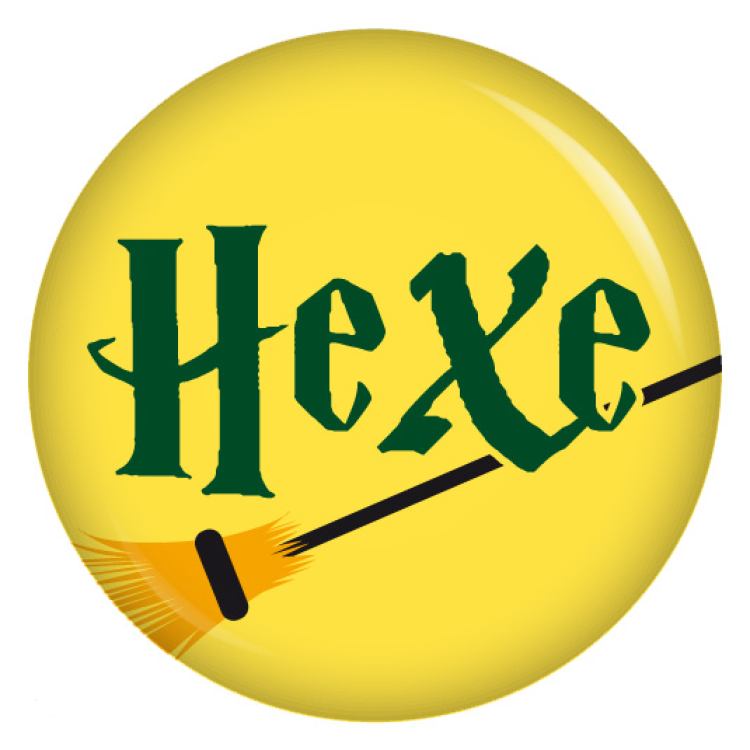 Ansteckbutton Hexe