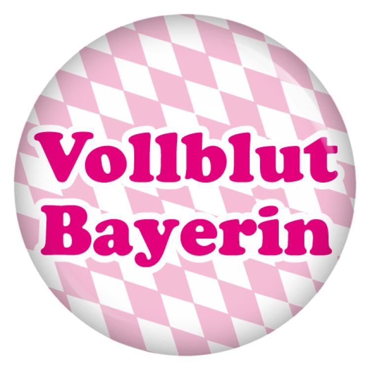 Ansteckbutton Vollblut Bayerin