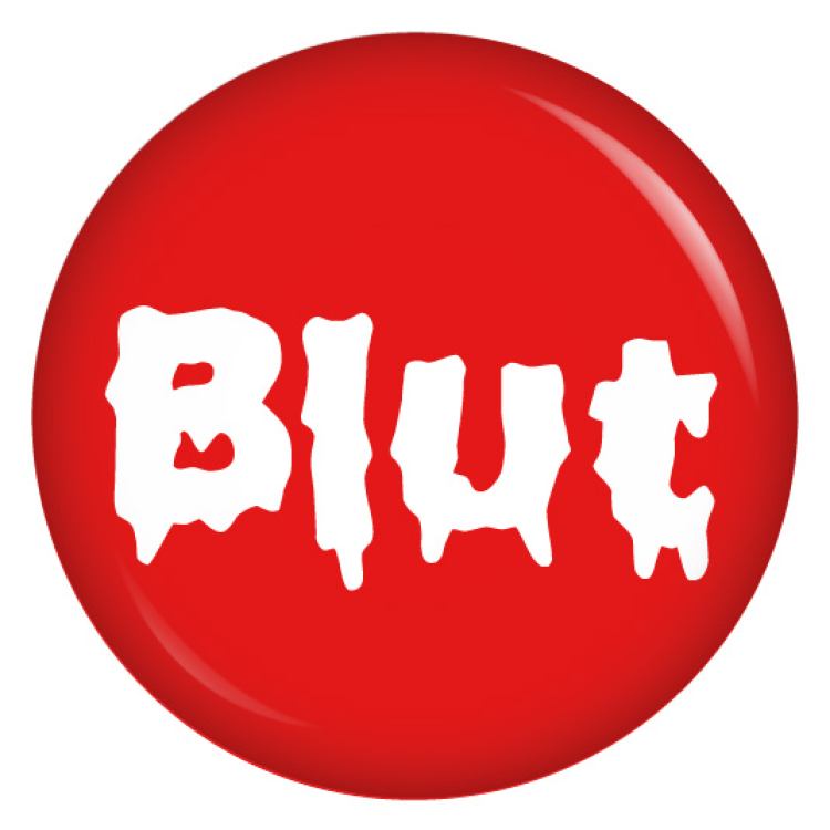 Ansteckbutton Kostümersatz Blut