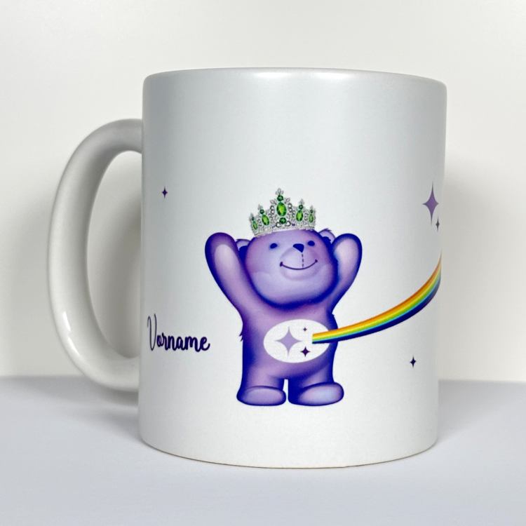 Personalisierte magische Tasse für die Momente mit Krönchen