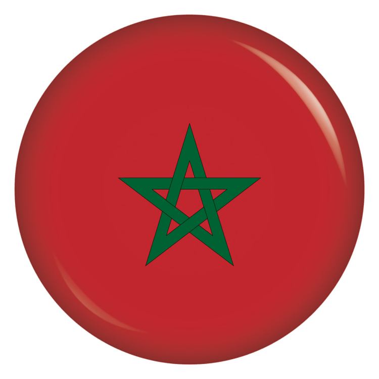 Ansteckbutton Marokko Flagge